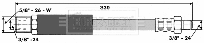 Brake Hose (BBH6538)