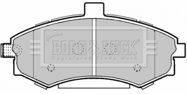 Brake Pad Set, disc brake (BBP1896)