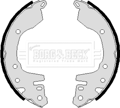 Brake Shoe Set (BBS6072)