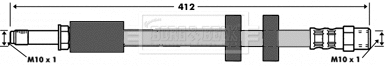 Brake Hose (BBH7295)