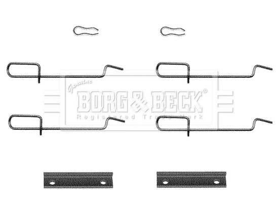Accessory Kit, disc brake pad (BBK1119)