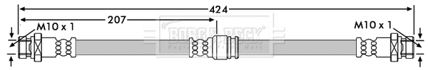 Brake Hose (BBH7104)