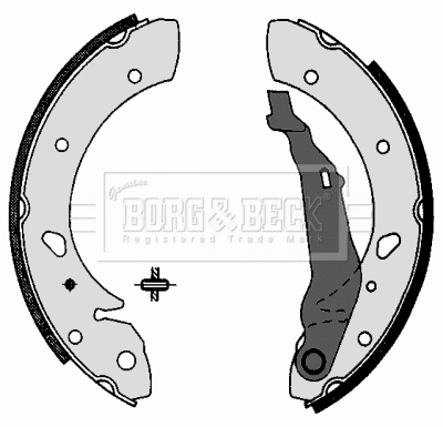 Brake Shoe Set (BBS6293)