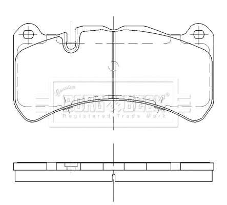 Brake Pad Set, disc brake (BBP2477)