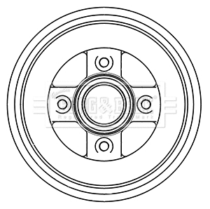 Brake Drum (BBR7242)