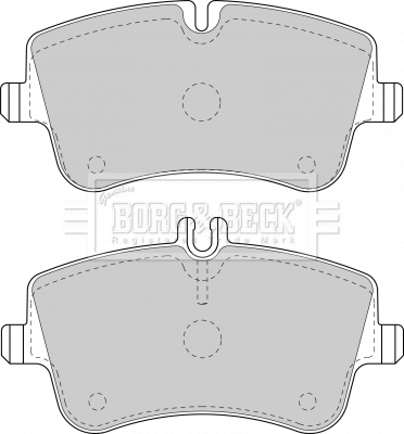 Brake Pad Set, disc brake (BBP1751)