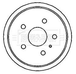 Brake Drum (BBR7159)