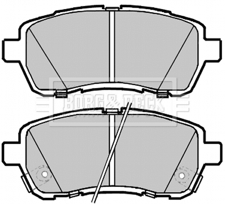 Brake Pad Set, disc brake (BBP2085)