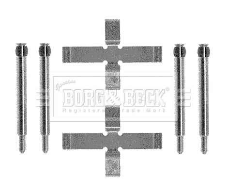 Accessory Kit, disc brake pad (BBK1193)