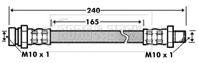 Brake Hose (BBH7507)