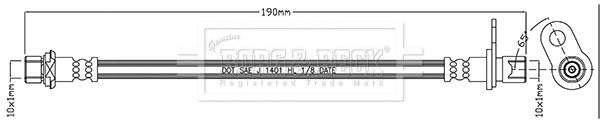Brake Hose (BBH7937)