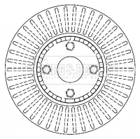 Brake Disc (BBD4457)