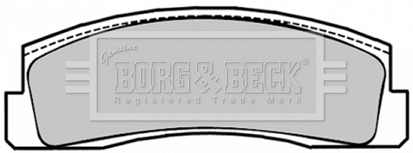 Brake Pad Set, disc brake (BBP1294)