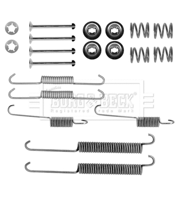 Accessory Kit, brake shoes (BBK6138)