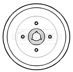 Brake Drum (BBR7172)