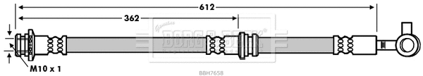 Brake Hose (BBH7658)