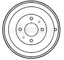 Brake Drum (BBR7148)
