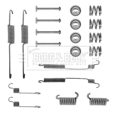 Accessory Kit, parking brake shoes (BBK6023)