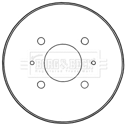 Brake Drum (BBR7235)