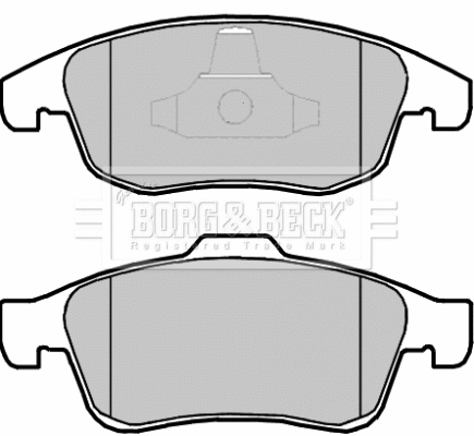 Brake Pad Set, disc brake (BBP2069)