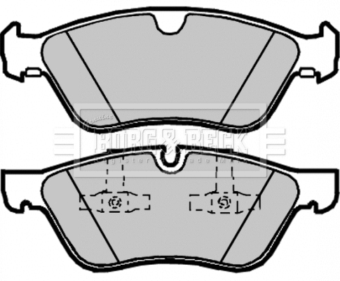 Brake Pad Set, disc brake (BBP2033)