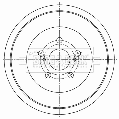 Brake Drum (BBR7276)