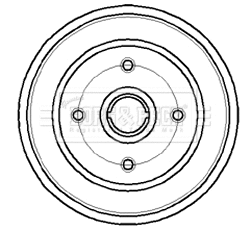 Brake Drum (BBR7044)