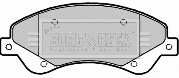 Brake Pad Set, disc brake (BBP1965)