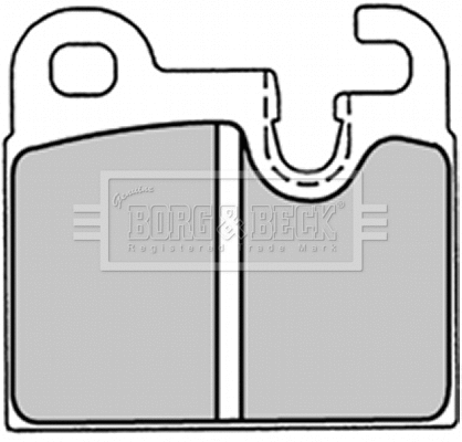 Brake Pad Set, disc brake (BBP1255)