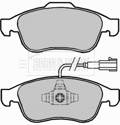 Brake Pad Set, disc brake (BBP2246)