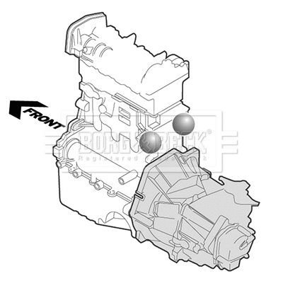 Mounting, engine
