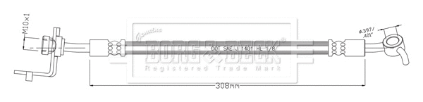 Brake Hose (BBH8928)