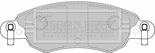 Brake Pad Set, disc brake (BBP1709)