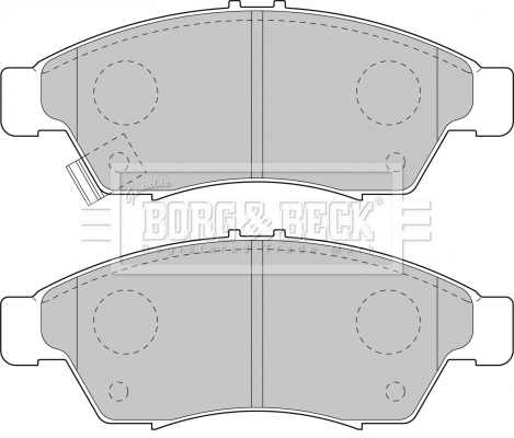Brake Pad Set, disc brake (BBP1802)