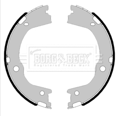 Brake Shoe Set, parking brake (BBS6466)