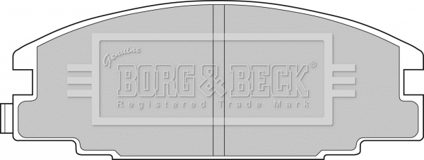 Brake Pad Set, disc brake (BBP1476)