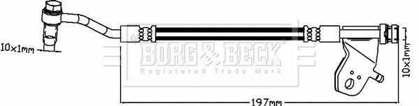 Brake Hose (BBH8175)
