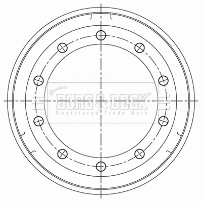 Brake Drum (BBR32490)