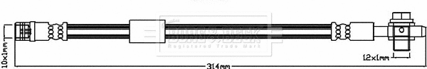 Brake Hose (BBH7950)