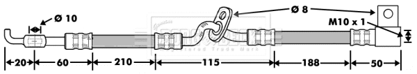 Brake Hose (BBH7478)