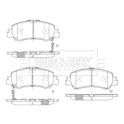 Brake Pad Set, disc brake