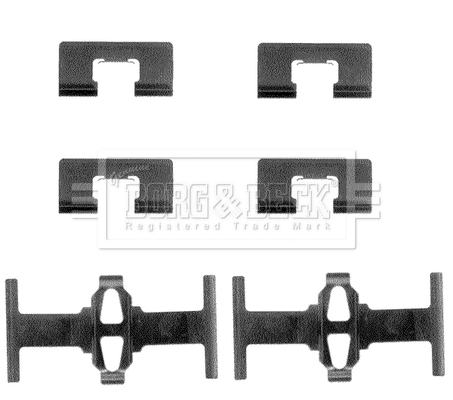 Accessory Kit, disc brake pad (BBK1053)