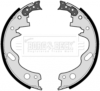 Brake Shoe Set (BBS6186)