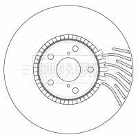 Brake Disc (BBD5784S)