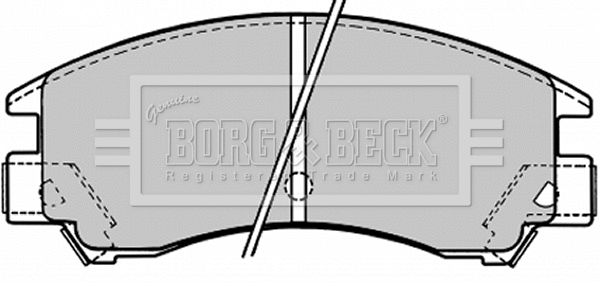 Brake Pad Set, disc brake (BBP1148)