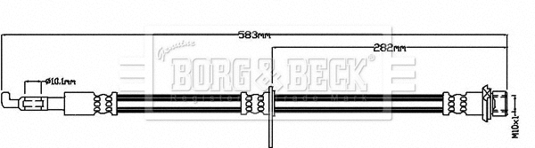 Brake Hose (BBH8484)