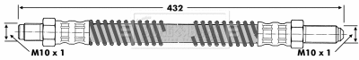 Brake Hose (BBH6387)