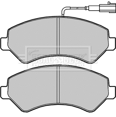 Brake Pad Set, disc brake (BBP2394)