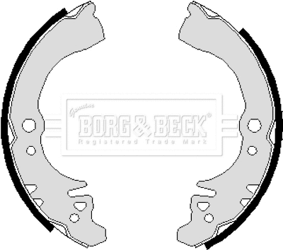 Brake Shoe Set (BBS6241)