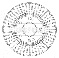 Brake Disc (BBD4495)